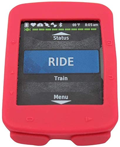 Garmin 520 Edge - Funda protectora para ordenador de bicicleta GPS Garmin Edge 520, color rojo