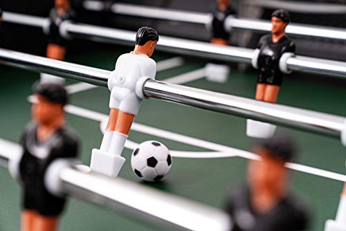 Hop-Sport Kickertisch Corner – Tichfußball für Kinder und Erwachsene – Tischkicker inkl. 3 Bälle, sehr stabil und robust – Bild 8