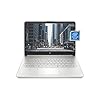 HP Laptop de 14 pulgadas, procesador Intel Pentium Silver N5030, gráficos Intel UHD, SSD de 128 GB, Windows Windows 11 en modo S (14-dq0090nr, plata natural)
