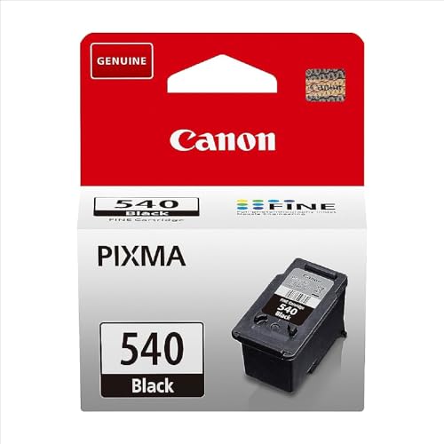Canon Tinte - PG-540 Original Druckerpatrone Schwarz - Druckt bis zu 180 A4-Seiten (1 x Patrone) - Kompatibel PIXMA Druckern
