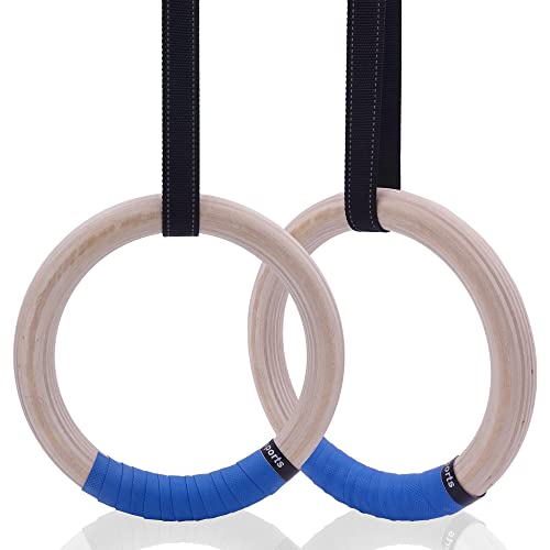 CAEEKER 28/32 mm gymnastiekring met verstelbare riemen Crossfit Home Gym Fitness Pull Ups krachttraining… - Image 4