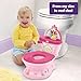 Disney Baby Princess My Size Potty Training Toilet by Bright Starts, Toddler Potty Chair with Flushing & Cheering Sounds, Removable Seat with Splash Guard & Handles, Ages 18+ Months, Up to 50 lbs