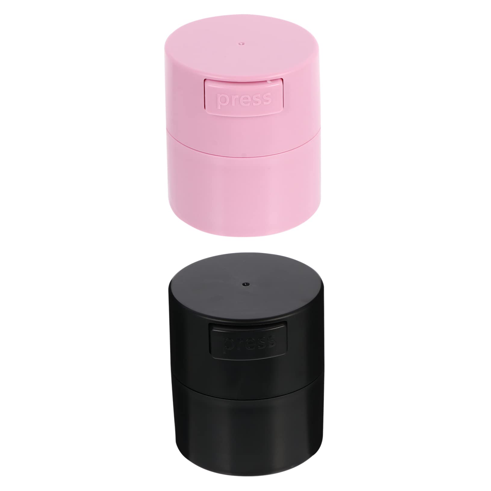 FRCOLOR Eyelash Glue Storage Container Set 2pcs Negative Pressure Air Moisture Discharge