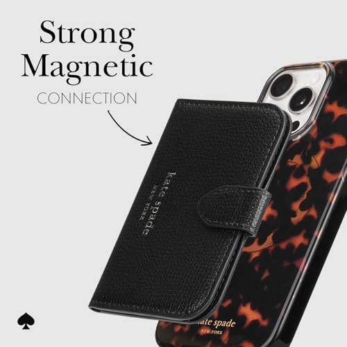 Image of kate spade new york Morgan Magnetic Card Holder /Wallet - Midnight Black