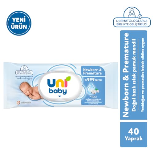 Yenidoğan ve Prematüre Islak Mendil, 1x40