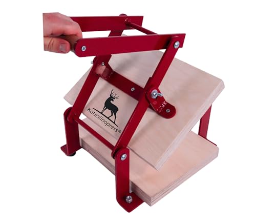Hand lino Press Machine, Linocut Linoleum Etching Relief Block Printing, Hand Lever Press, Red A4