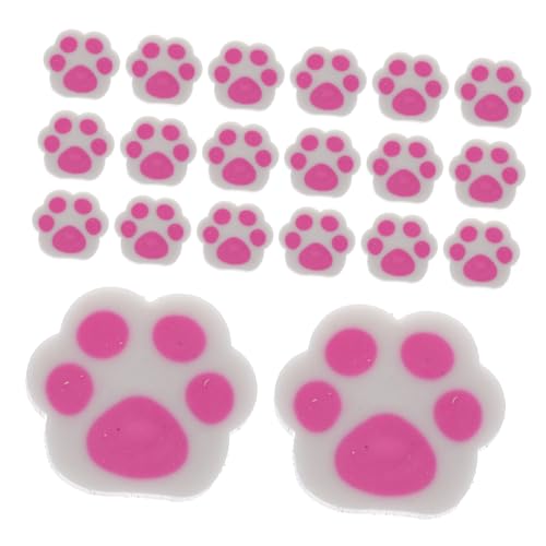 Lurrose 30piezas Borrador De Pata De Gato Gomas De Borrar Infantiles Para Preescolar Multiusos y Flexibles Para Estudiantes Para Regalos Escolares y Actividades De Manualidad