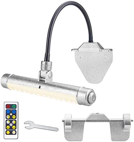 BIGMONAT USB Rechargeable Picture Light Wireless Led Art Light with Remote Control,Rotatable Painting Light Head of 3 Lighting Modes Dimmable Display Lamp for Frame Portrait Artwork Trophy