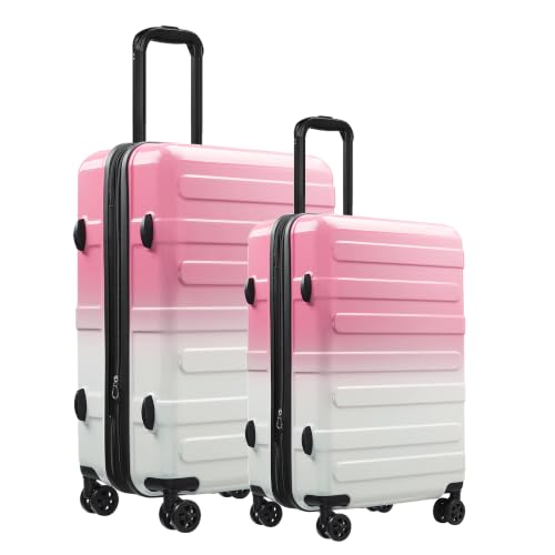 Image of Luggage Set With Spinner Wheels, Carry On Suitcase with TSA Lock, Expandable Checked Suitcase for Women