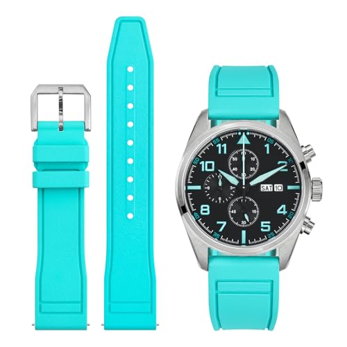 Bracelet de montre en caoutchouc souple 20mm 22mm Tactical Frog unisexe