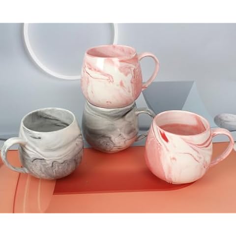 NAVACALA 4-Piece Ceramic Mug Set Cover