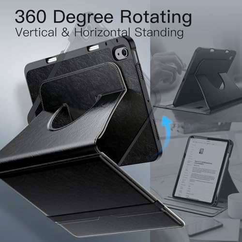 Coque rotative iPad Air 11 M4 JETech anti-chute avec support stylet - 3