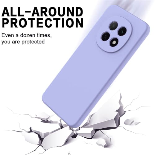 Image of Back Cover for Oppo F29 5G / F29 Pro 5G | Full Camera Protection | Premium Liquid Silicon Case | Flexible Bumper Case for Oppo F29 5G / F29 Pro 5G (Purple)