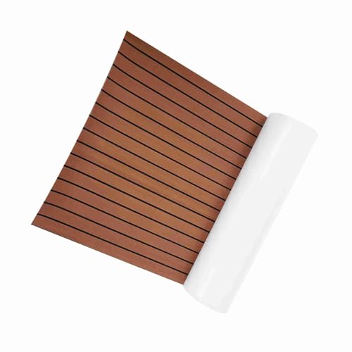Ejoyous Boat Fußmatten Teak Yacht Floor, Sheet Boat Flooring Eva Anti-Spill Schaumboden, Yacht Floor Protection & Dekorieren