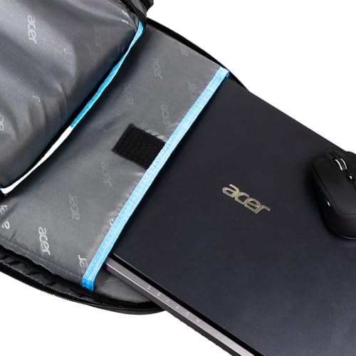Image of Acer Predator Flux Gaming Laptop Backpack Fits Up to 16in Laptops | Water and damage resistant, airflow back panel, TSA friendly, multi compartment, ideal for tournaments and travel