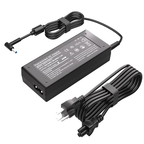 45W Ac Adapter Laptop Charger for HP Stream X360 11 13 14 15-ba079dx 15-ba113cl 15-bs015dx 15-bs113dx 15-bs115dx 15-bw011dx 15-ay041wm 15-f271wm 15-f387wm 17-g119dx Notebook Power Supply Cord