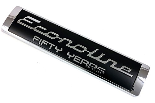 Ford Econoline Fifty Years Rear Back Door Emblem Black E150 E250 E350 Van OEM