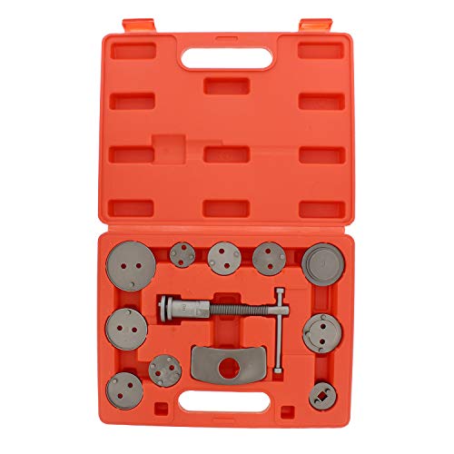 Abn Universal Front And Rear Caliper Disc Brake Screw-In Wind Back Rewind And Piston Compression 12-Piece Tool Kit Set #TOP4