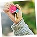1 Set 2 Pcs Mini Backpack Key Fob Backpacks for Key Rings Keychains Wrist Strap Keychain Loveook Backpck Coin Purse Mini Bag Key Chain Change Purse Pendant Khaki Nylon Cloth