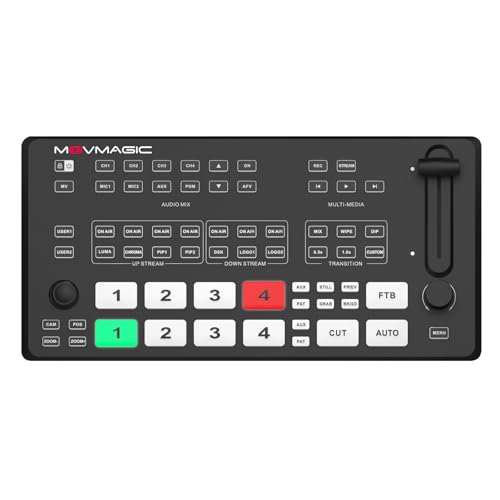 M4E 5CH マルチカメラビデオミキサースイッチャー