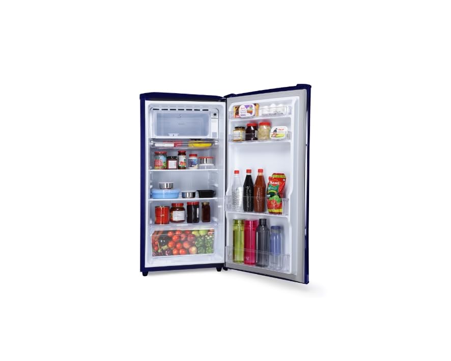 Image of Godrej 180 L 5 Star Inverter, Turbo Cooling Technology, 24 Days Farm Freshness Direct Cool Single Door Refrigerator (2023 Model, RD EDGENEO 207E THI AQ BL) (Aqua Blue)