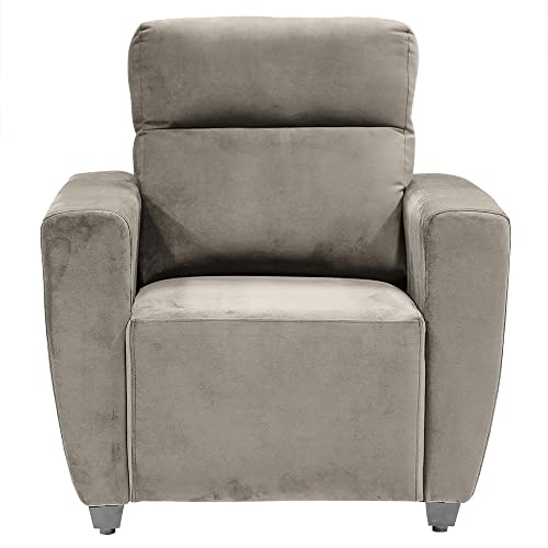 Image of Wakefit Sofa Set | 3 Year Warranty | Sofa 6 Seater, 6 Seater Sofa for Living Room, Wooden Sofa Set, Sofa Set 3+2+1 Seater - Belize(Fabric-Velvet : Stone)