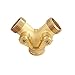 Produktbild Cutogain 3/10,2 cm Garten Schlauch Splitter Messing Y Form 2 Wege-Ventil Armaturen Wasser Rohrverbinder mit Schalter