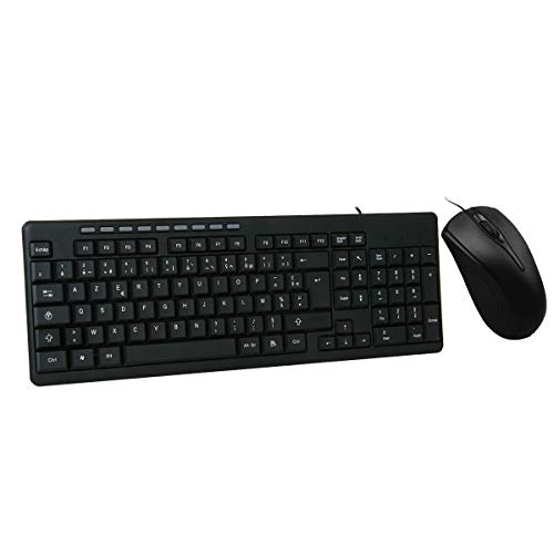 Preisvergleich Produktbild Builder USB-Tastatur und -Maus, Schwarz