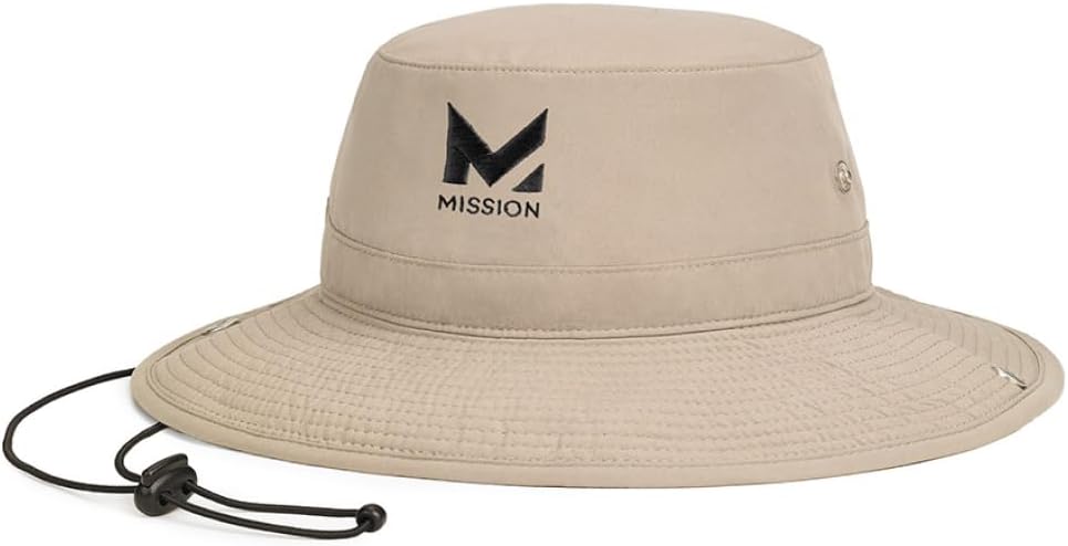MISSION Cooling Bucket Hat – Unisex Wide-Brim Hat for Men & Women – Lightweight, Foldable & Durable – Cools Up to 2 Hours MISSION Cooling Bucket Hat – Unisex Wide-Brim Hat for Men & Women – Lightweight, Foldable & Durable – Cools Up to 2 Hours