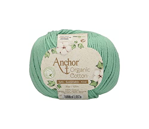 Anchor Organic Cotton, 50 g, Thickness: 4, Presentation: 125M Forest River Crochet Yarn, 00219