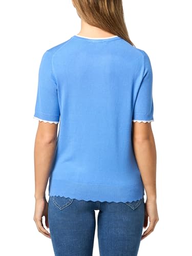 Image of Nautica Women's Crew Neck Solid Short Sleeve Sweater
