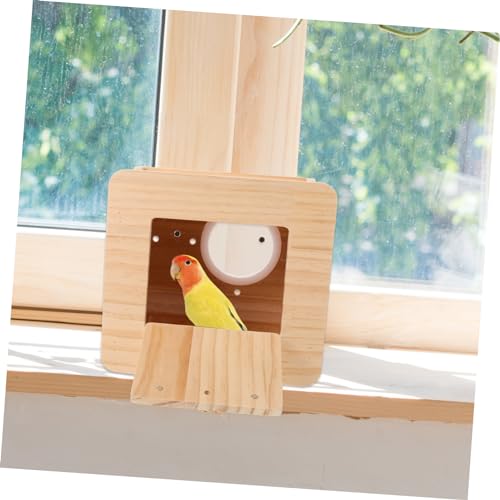 Nichoir d'élevage de perroquets extérieur et nid d'oiseau décor - 5