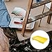 GLEAVI 9-inch Yellow Plastic Paint Roller Tray Paint Holder Pan for Wall Painting Supplies Home Interior Painting Tools