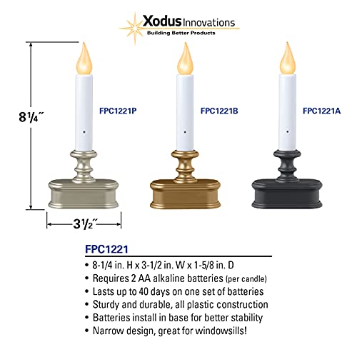 Xodus Innovations FPC1221P Battery Operated LED Dusk To