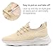 WYGRQBN Women's Walking Shoes Lightweight Tennis Fashion Sneakers Sports Workout Gym Shoes for Running Beige_Yellow US Size 6