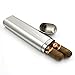 CNFLASK Stainless Steel Cigar Case Cigar Tube Pocket Cigar Holder (Brush Finish)