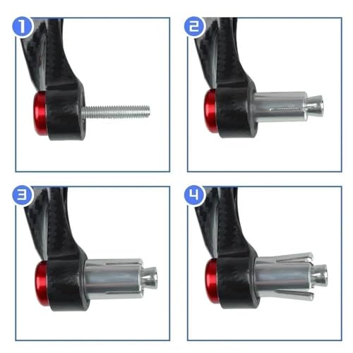 Protège-mains universels moto alu guidon 22mm Aprilia RS125 1999-2024