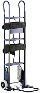 Appliance Hand Truck, 600 lb Capacity, Blue Steel, 22" Wide, 6" Thermoplastic Rubber Wheels