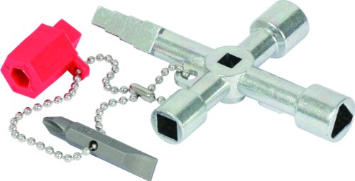 Preisvergleich Produktbild KS Tools 130.1020 Universal-Schaltschrankschlüssel, 61mm