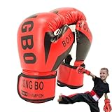 Guantes de Boxeo, Guantes de Boxeo para, Guantes de entrenamiento de Golpe para, Guantes de Combate Transpirables, Mitones de Boxeo Suave Defender para Boxeo, Kick Boxing, Muay Thai