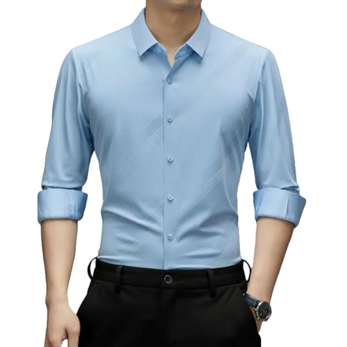 Chemise polyvalente à manches longues pour homme printemps automne chic