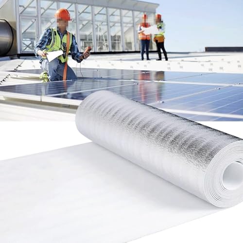 Película aluminizada PET de 10m evita pérdida de calor como aislante de radiador para hogar 2