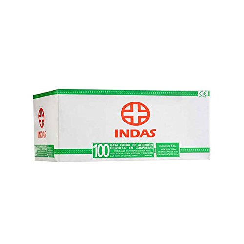 Indas Compresa Gasa Esteril 100U Indas 160 g