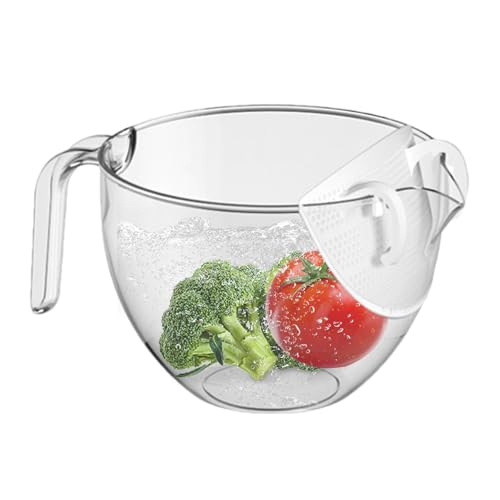 De Arroz - Colador Y Filtro Con Desagües Laterales Para Lavar Alimentos,Colador Escurridor Para Cereales - Para Enjuagar Y Limpiar Frutas, Verduras, Legumbres, Pasta Y Alimentos En El Fregadero