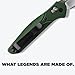 Benchmade - Osborne 940 EDC Knife with Green 6061-T6 Aluminum Handle (940)
