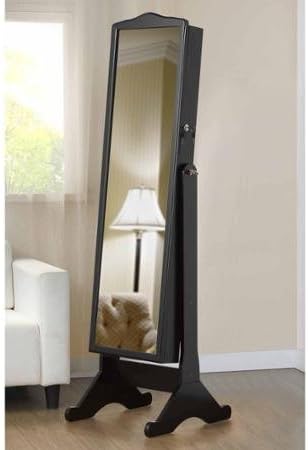 Full Length Mirror with Jewelry Storage
