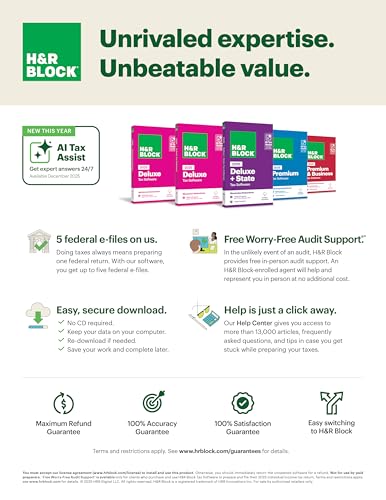H&R Block Tax Software Premium & Business 2025 Win [PC Online code] - 4