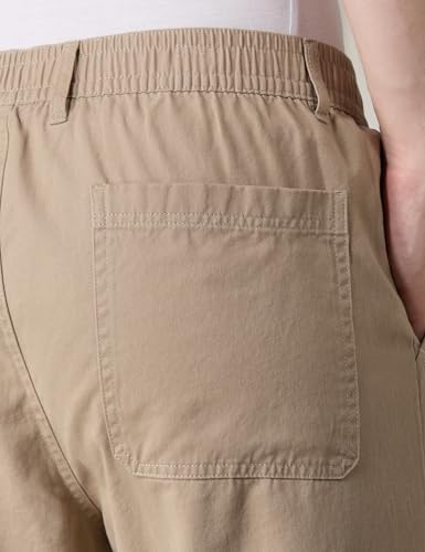 Image of Amazon Brand - Symbol Men Relaxed Casual Trouser (Fully Elasticated Waistband | 100% Cotton | Pants)