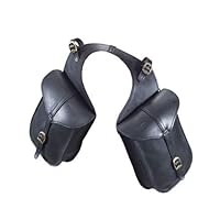 Sac De Selle Trail En Cuir Daim Marron - Challenger - 21x5 Pouces - Neuf