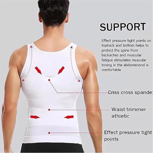 Selure Shaping Tank Men, Selure Shaping Tank 2.0, Shaperluv for Men, High Elastic Body Shaper Compression Tank Top3